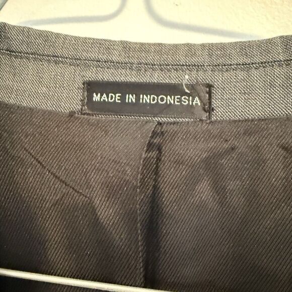 KENNETH COLE New York Mens 46L W40 Gray 100% Wool Blazer Sport Coat Suit Jacket - Picture 3 of 6